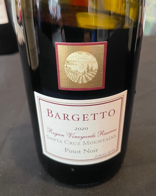 Bargetto Winery Regan Vineyard Reserve Pinot Noir 2020